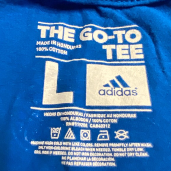 Adidas Victor Oladipo Orlando Magic T-shirt.  Royal blue,  size large. - Picture 6 of 12